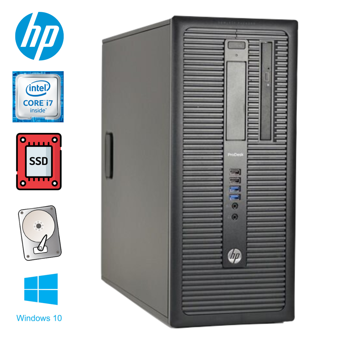 HP Prodesk 600 G1 Tour - I5 4690 - Ordinateur De Bureau